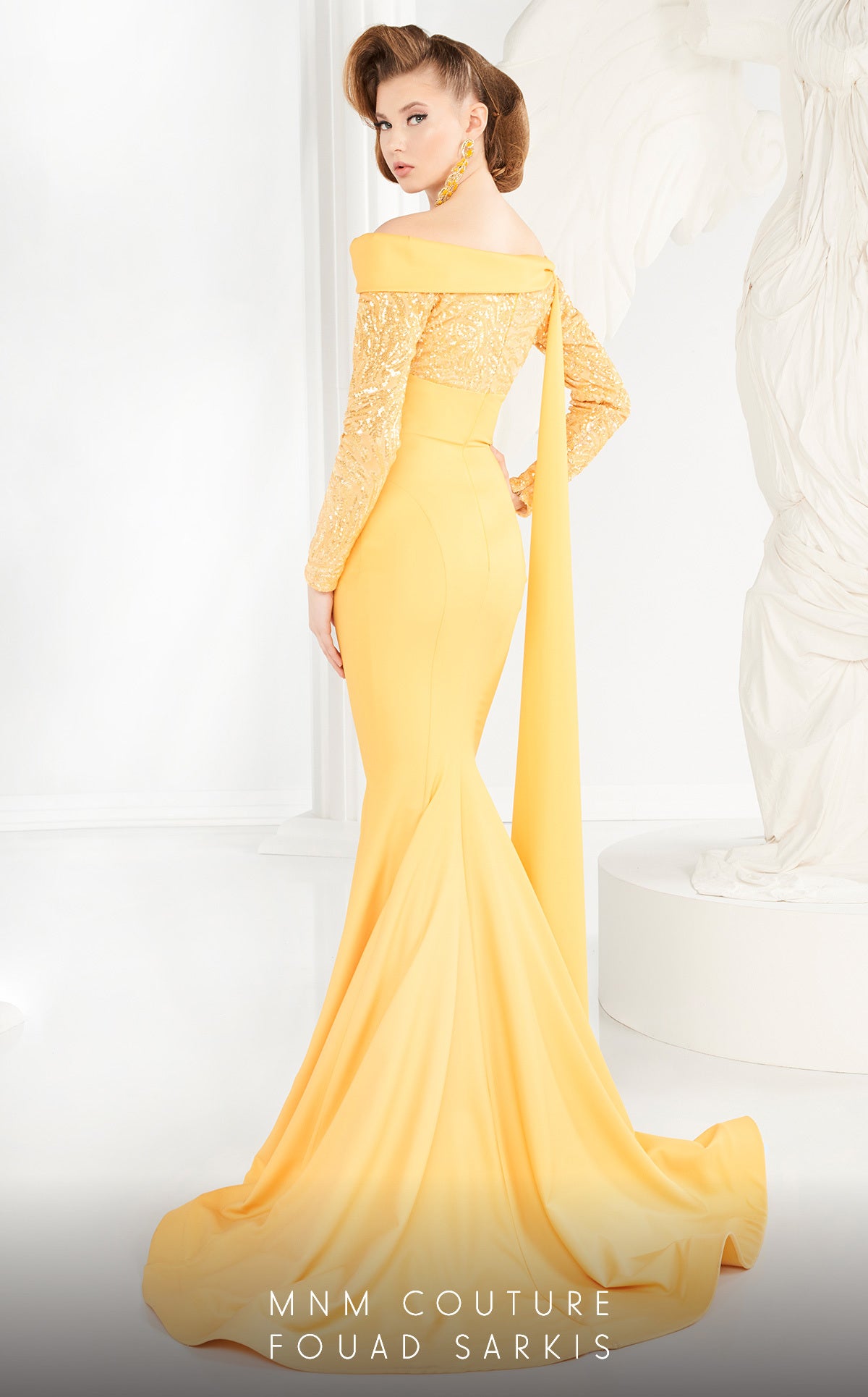 Fouad Sarkis 2578 Couture Evening Gown