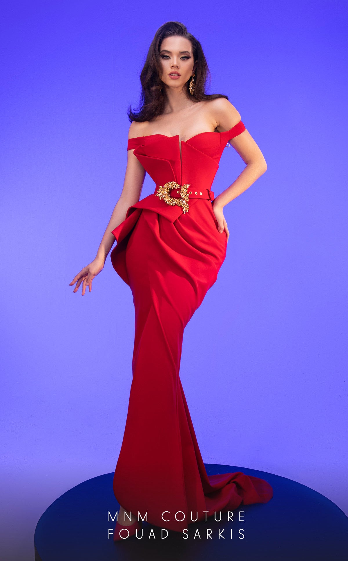 Fouad Sarkis 2650 Couture Evening Gown