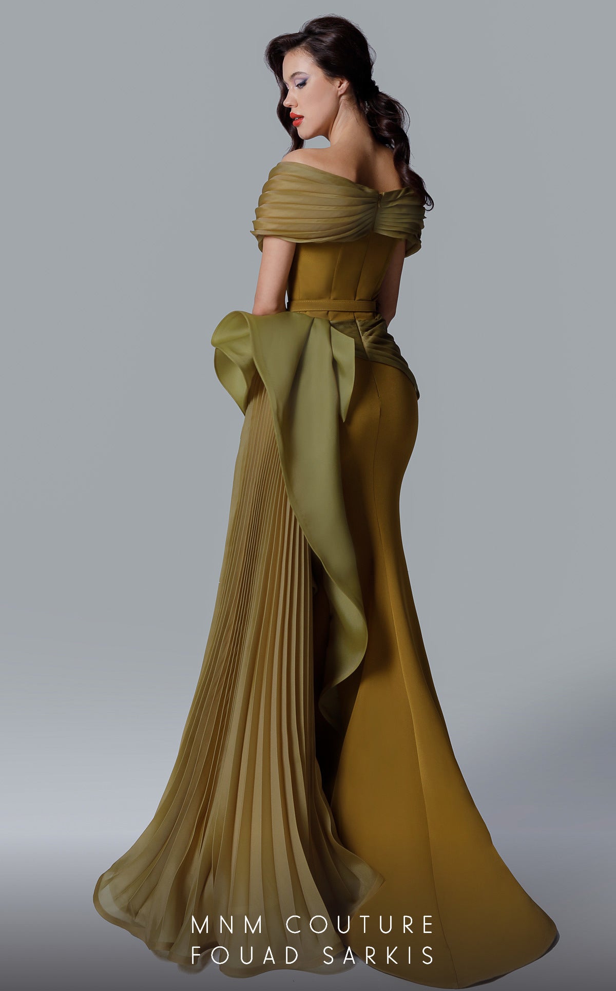 Fouad Sarkis 2692 Couture Evening Gown
