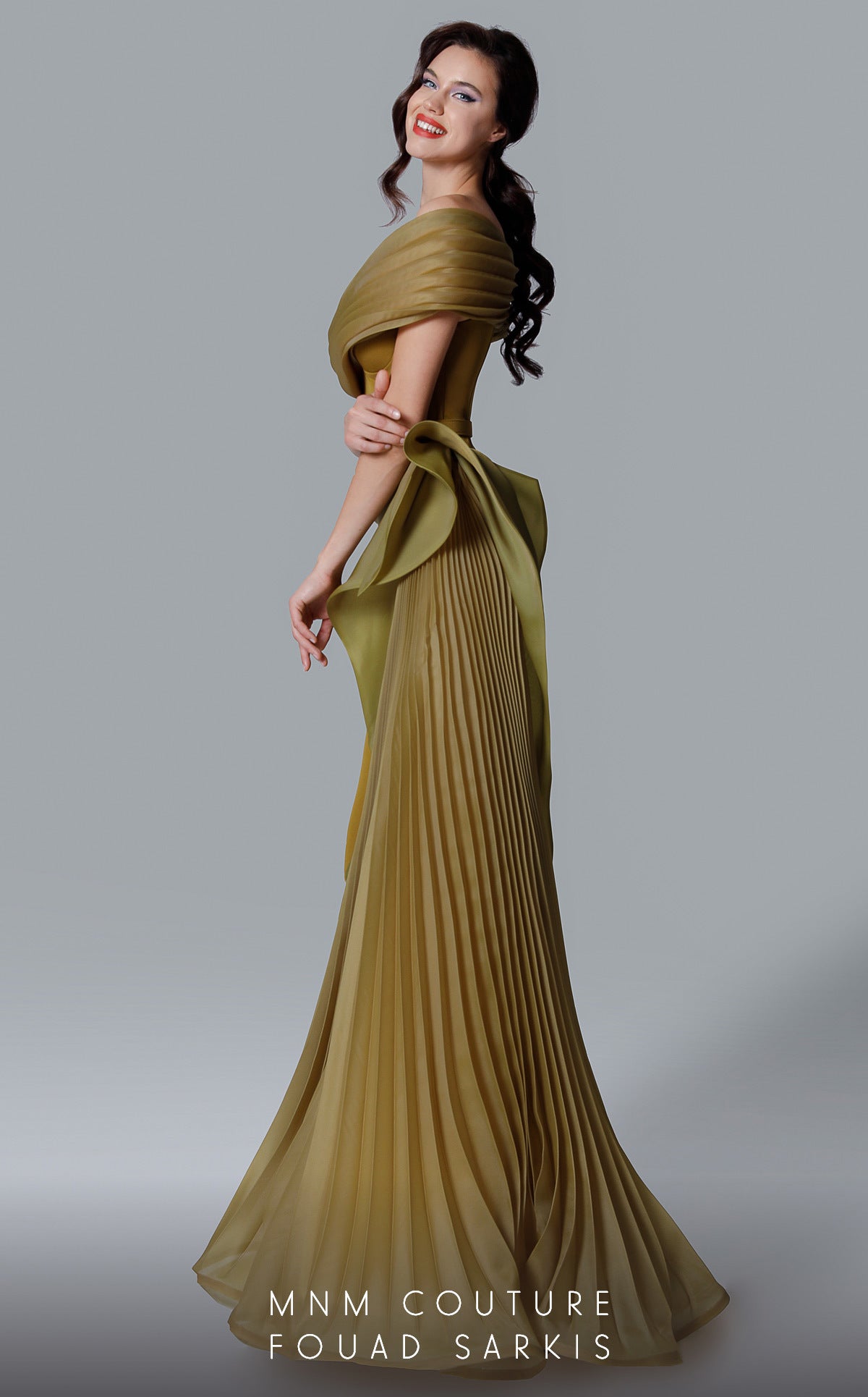 Fouad Sarkis 2692 Couture Evening Gown