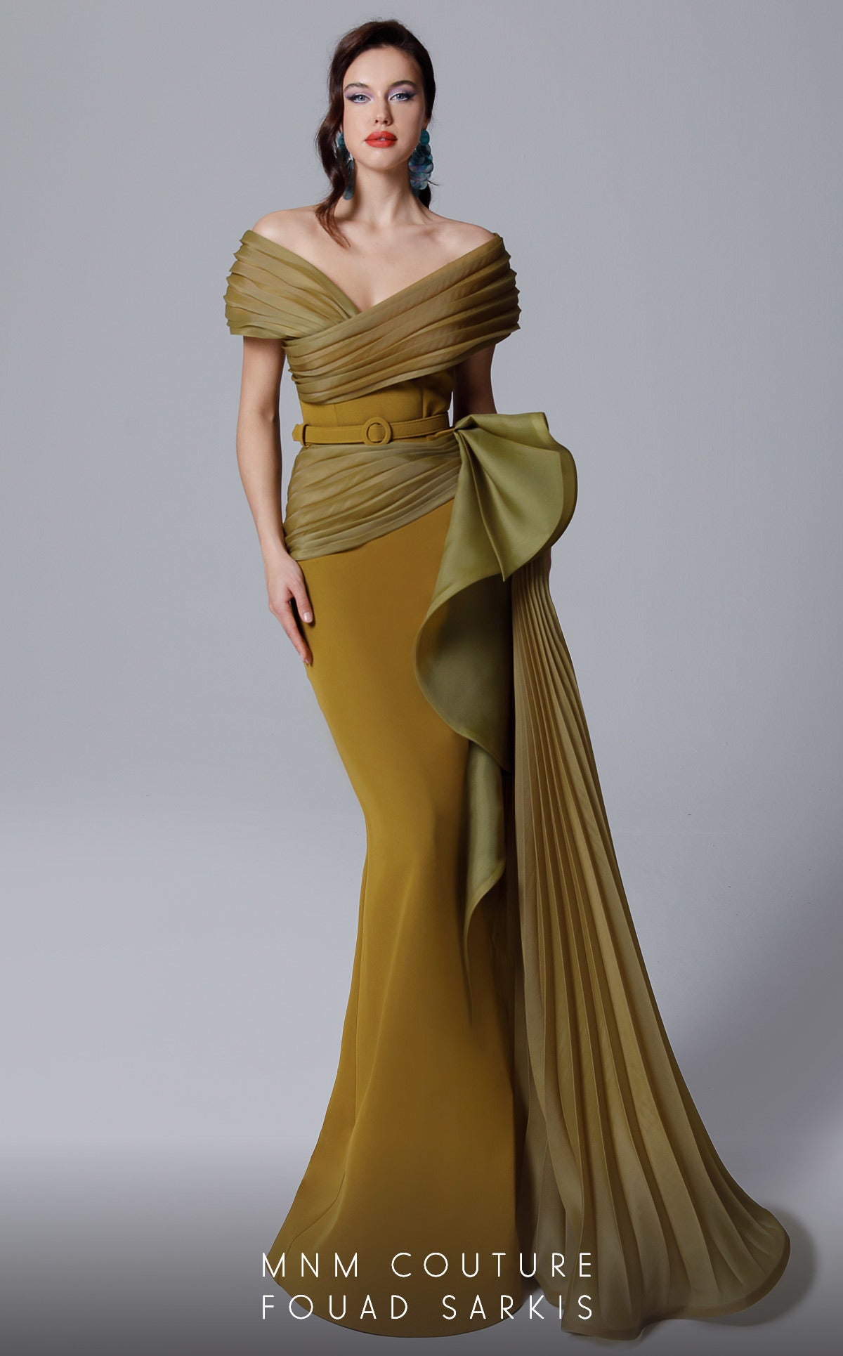 Fouad Sarkis 2692 Couture Evening Gown