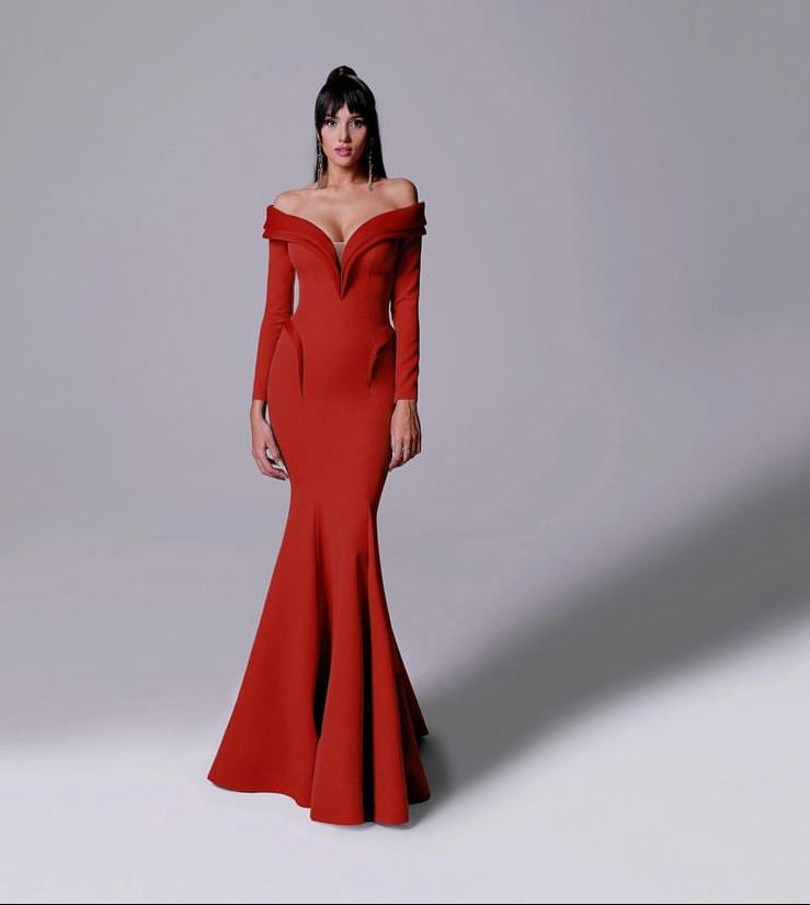 Fouad Sarkis 2711 Couture Evening Gown