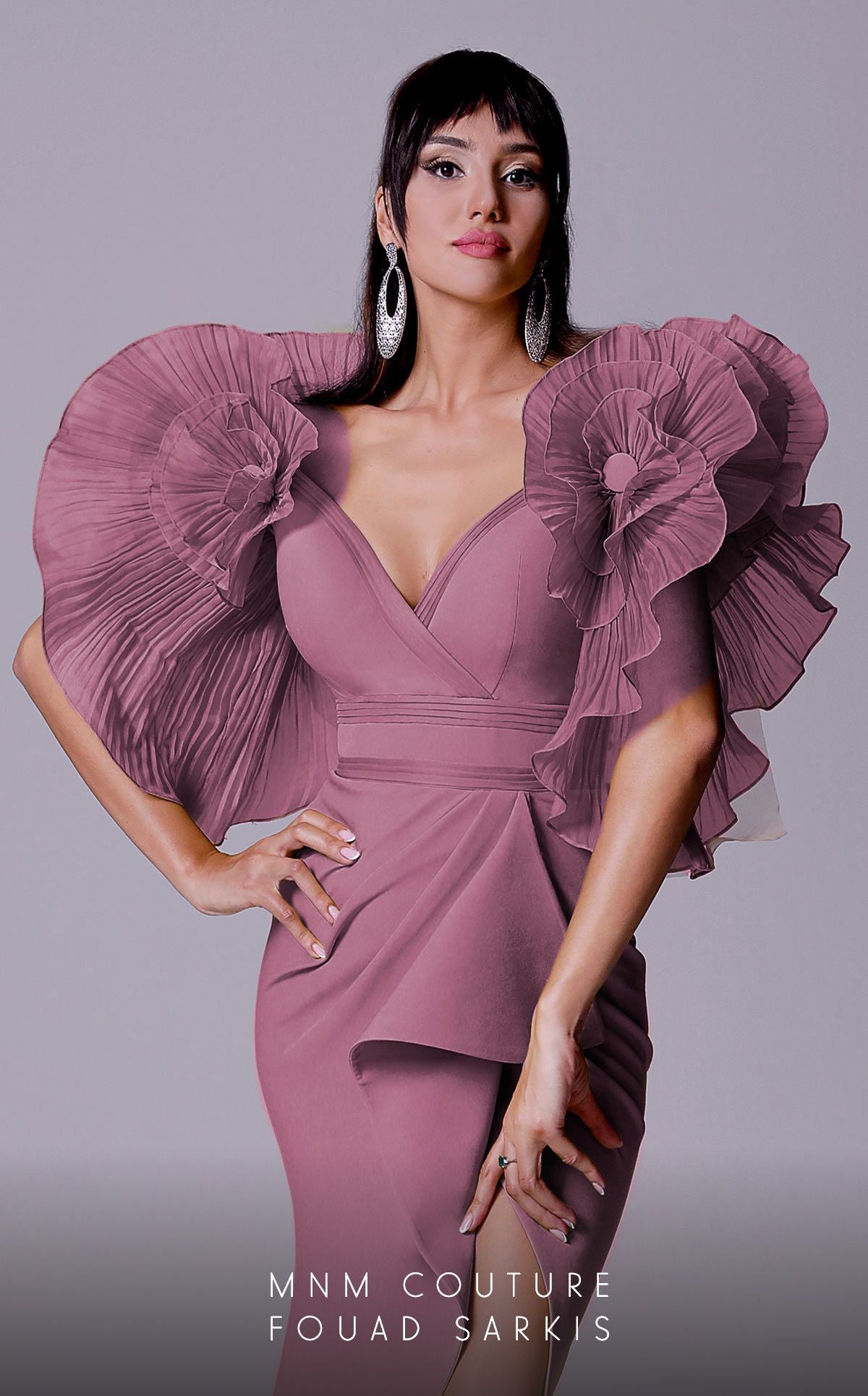 Fouad Sarkis 2712 Couture Evening Gown