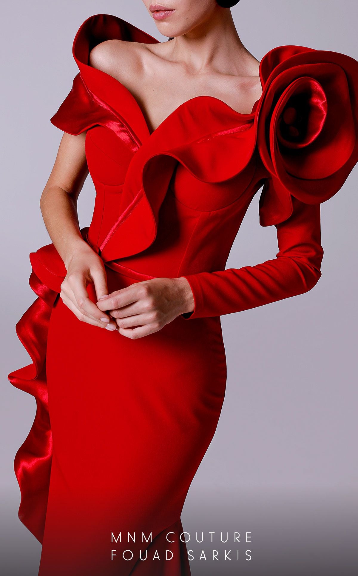 Fouad Sarkis 2714 Couture Evening Gown