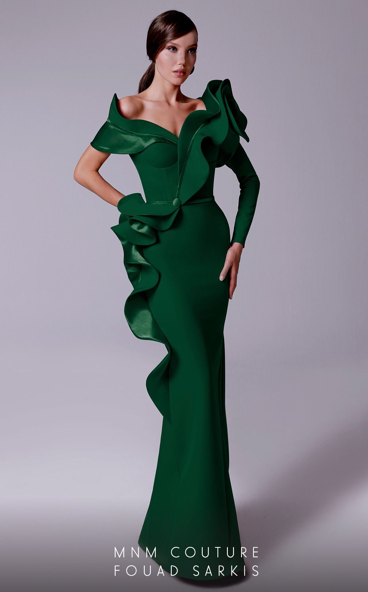 Fouad Sarkis 2714 Couture Evening Gown