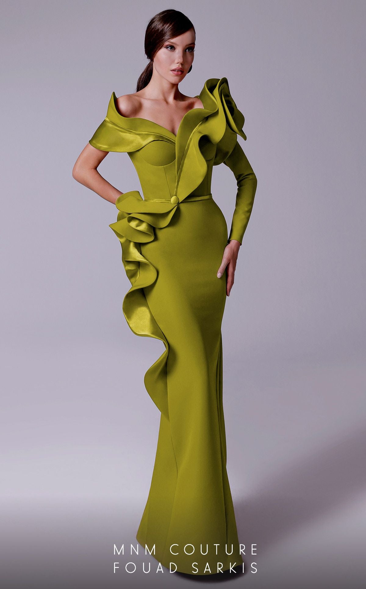 Fouad Sarkis 2714 Couture Evening Gown