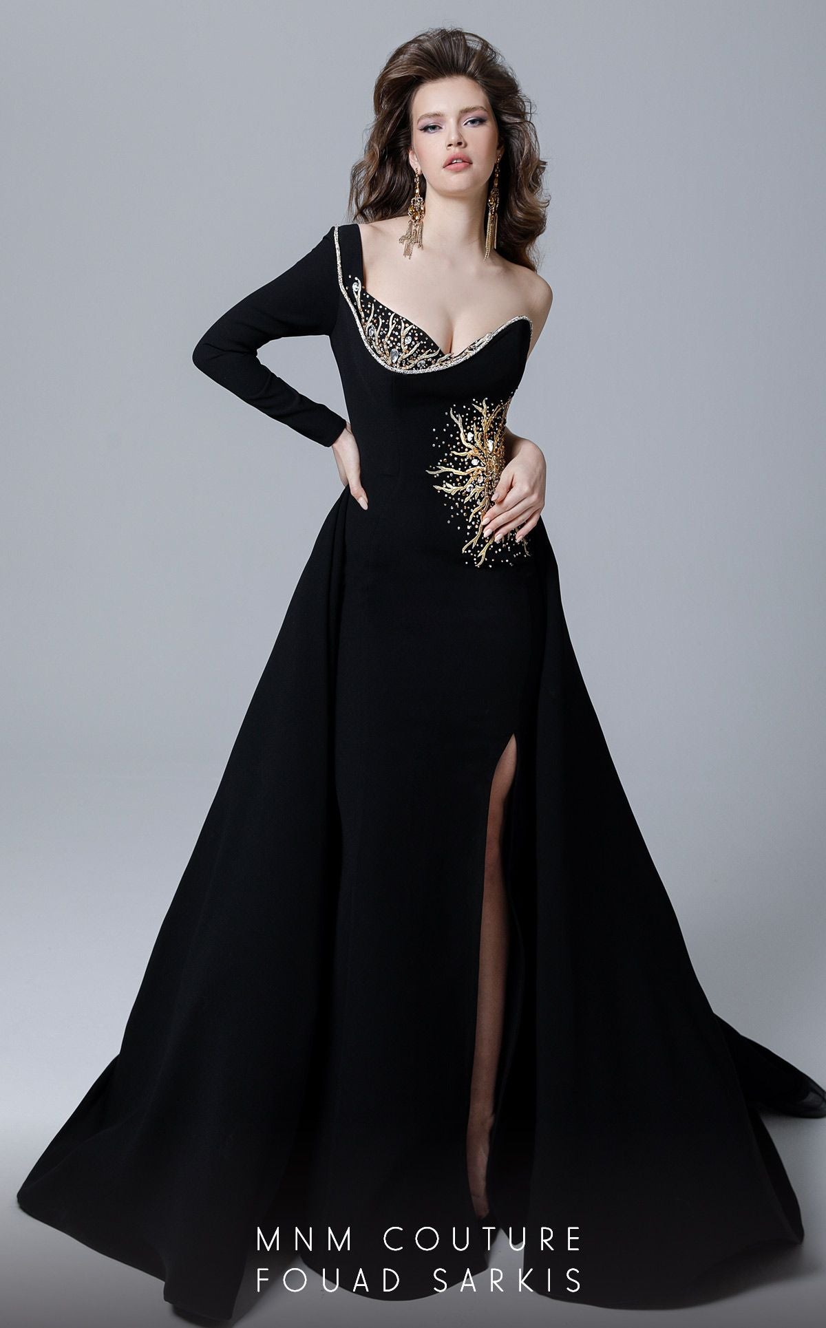 Fouad Sarkis 2719 Couture Evening Gown
