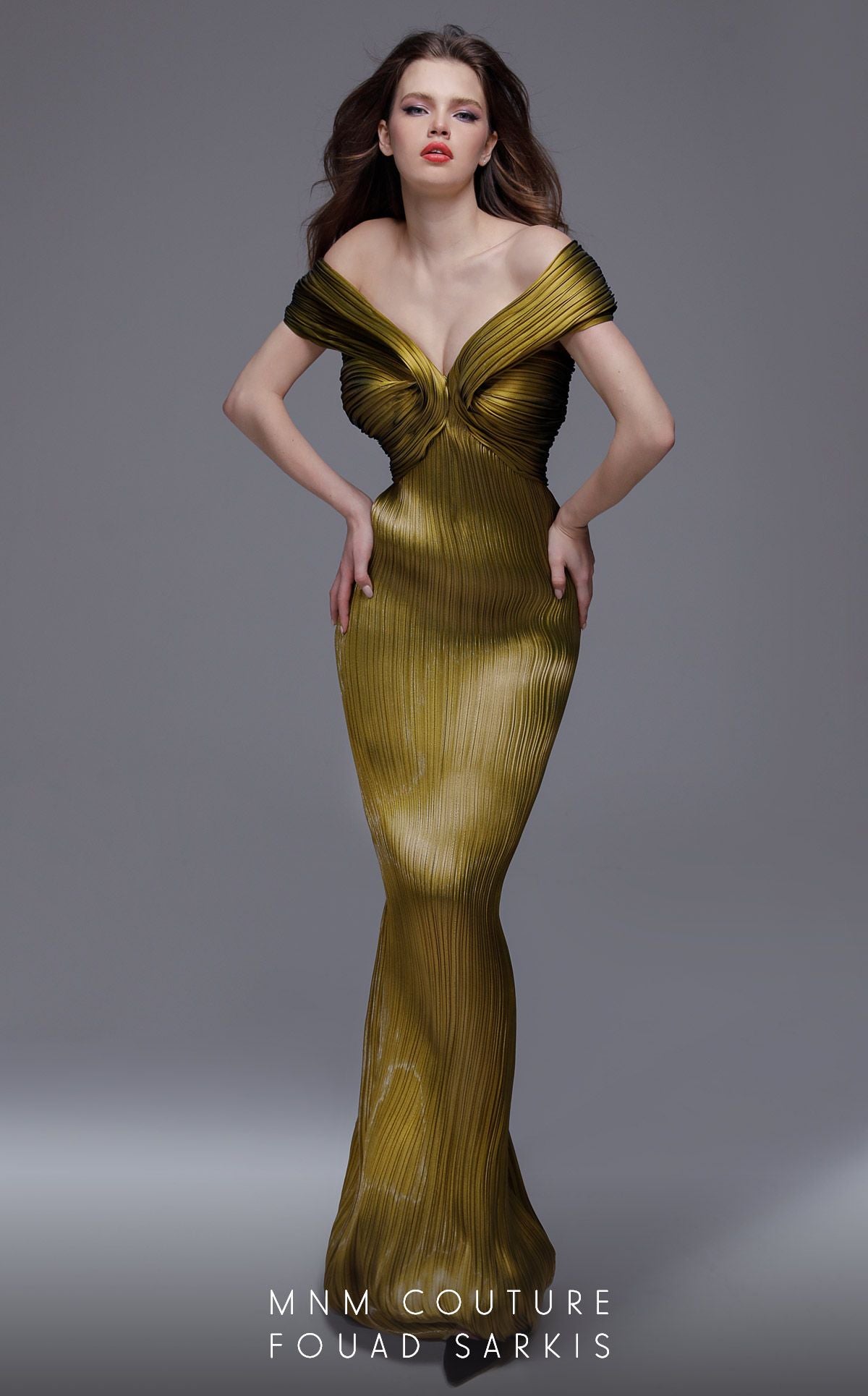 Fouad Sarkis 2729 Couture Evening Gown