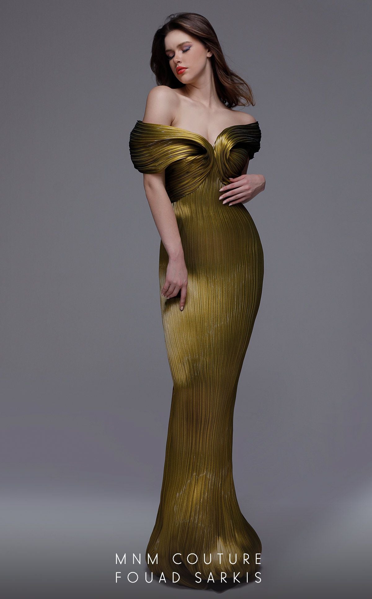 Fouad Sarkis 2729 Couture Evening Gown