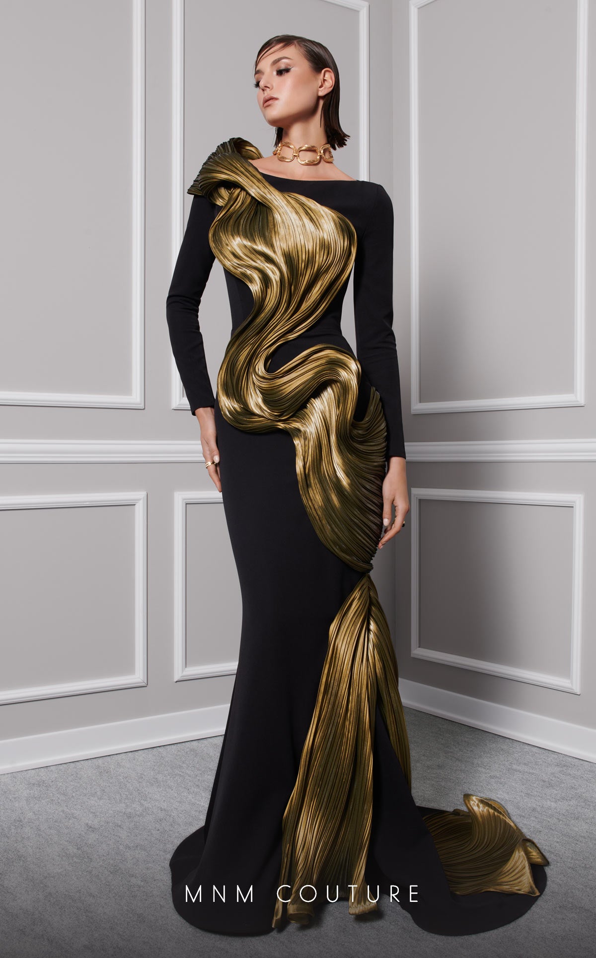 Fouad Sarkis 2730A Couture Evening Gown