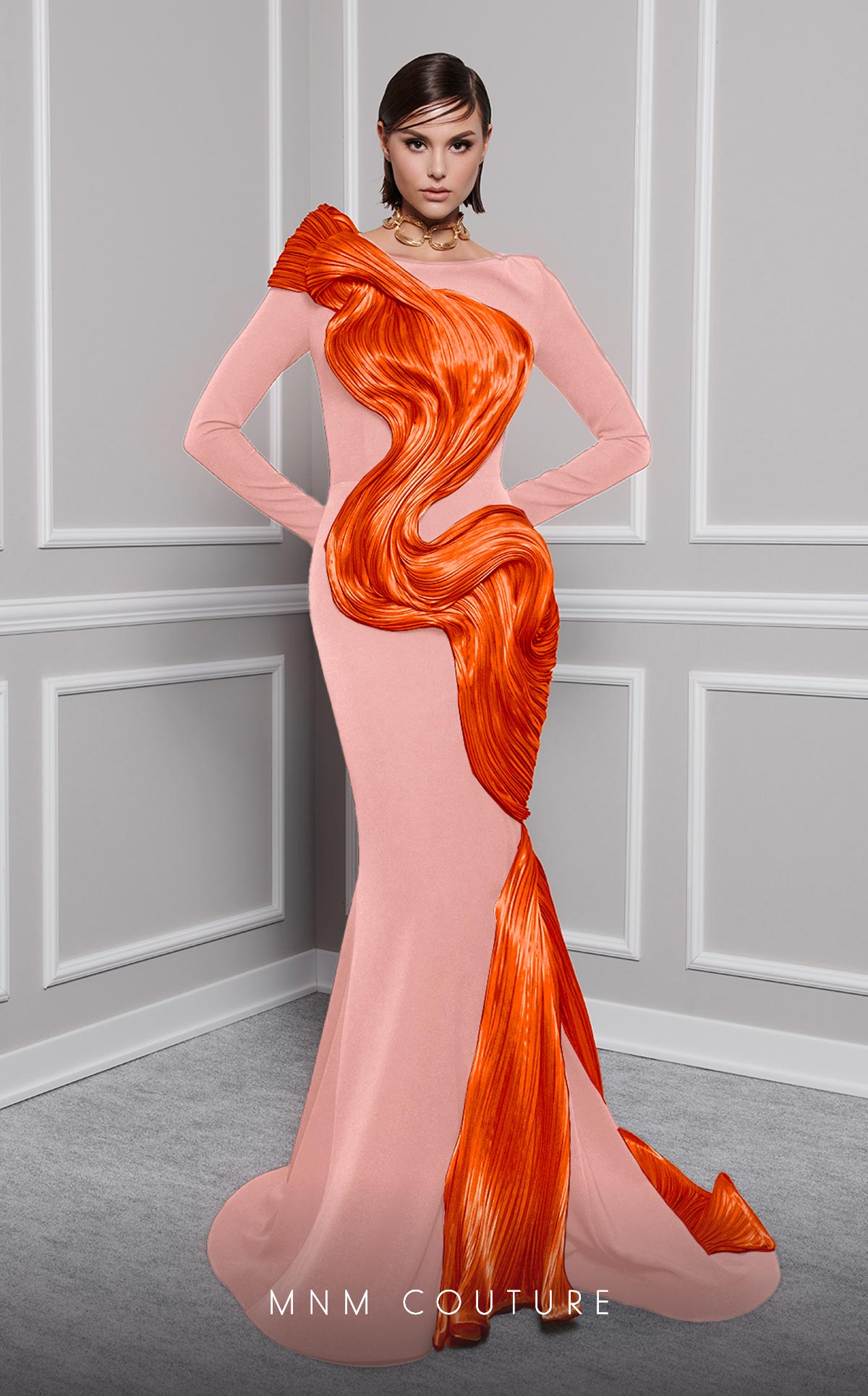 Fouad Sarkis 2730A Couture Evening Gown
