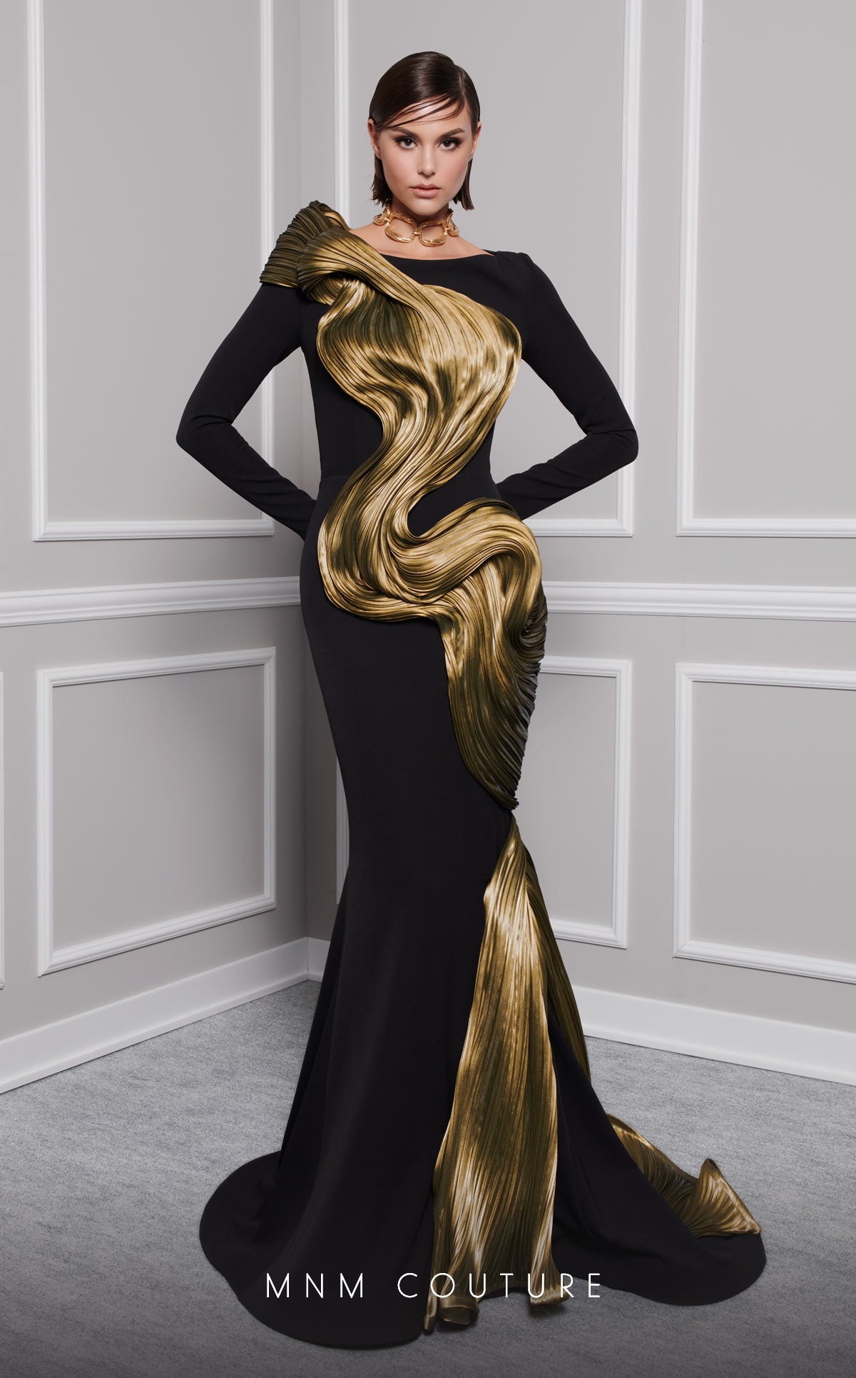 Fouad Sarkis 2730A Couture Evening Gown