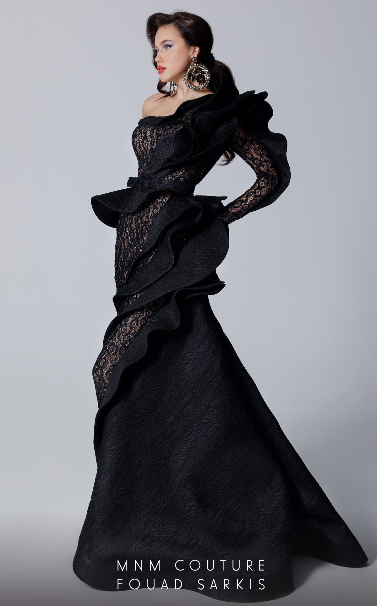 Fouad Sarkis 2735 Couture Evening Gown