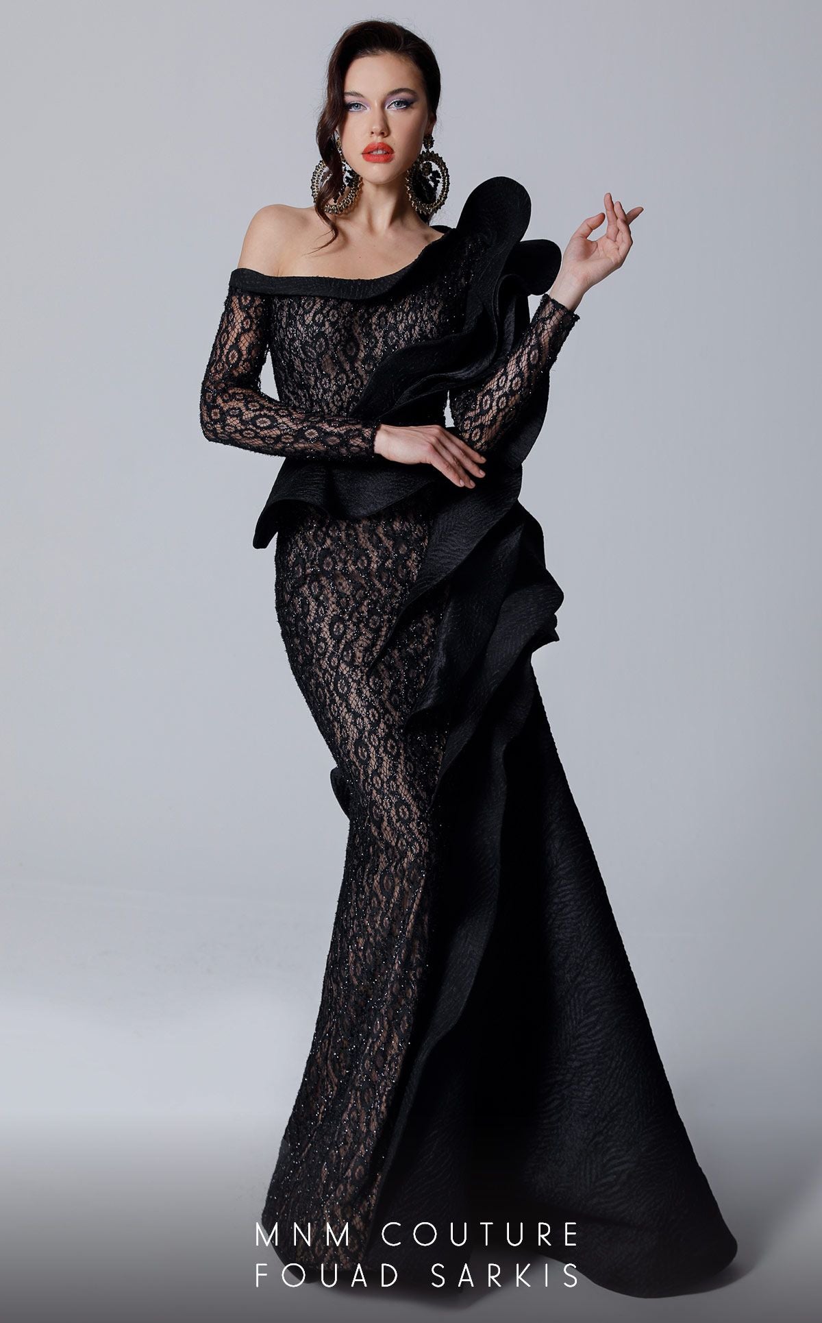 Fouad Sarkis 2735 Couture Evening Gown