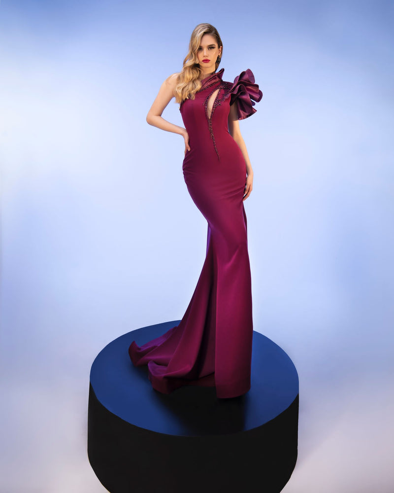 Fouad Sarkis 2736A Couture Evening Gown