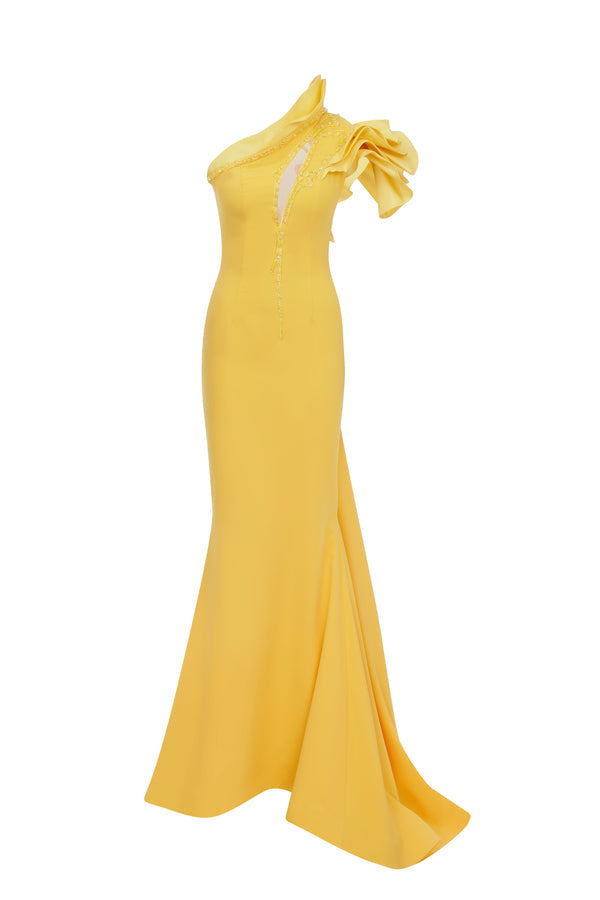 Fouad Sarkis 2736A Couture Evening Gown