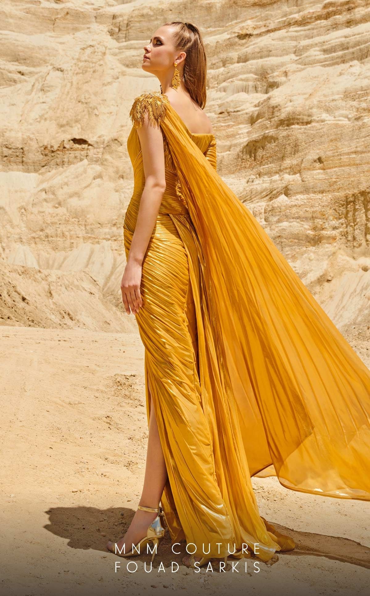 Fouad Sarkis 2744 Couture Evening Gown