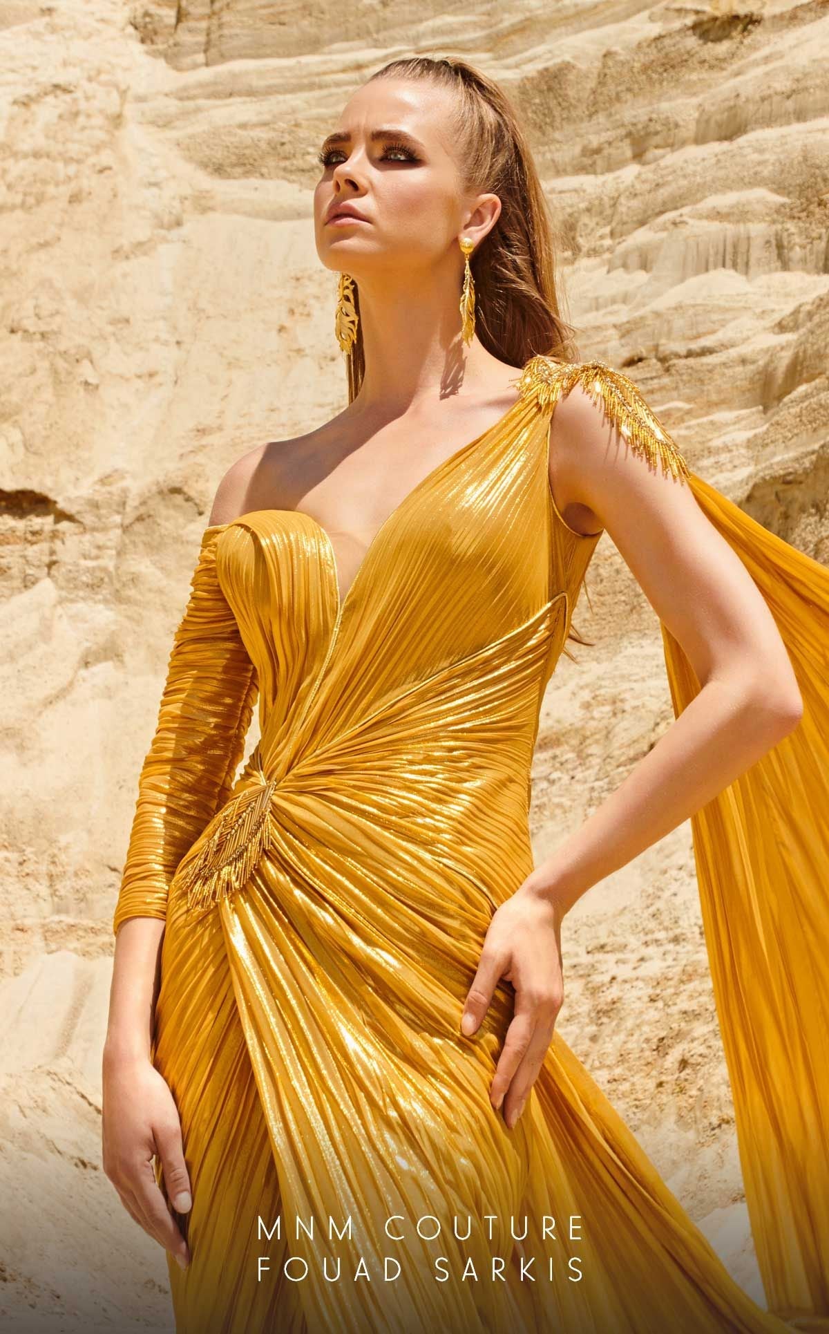 Fouad Sarkis 2744 Couture Evening Gown
