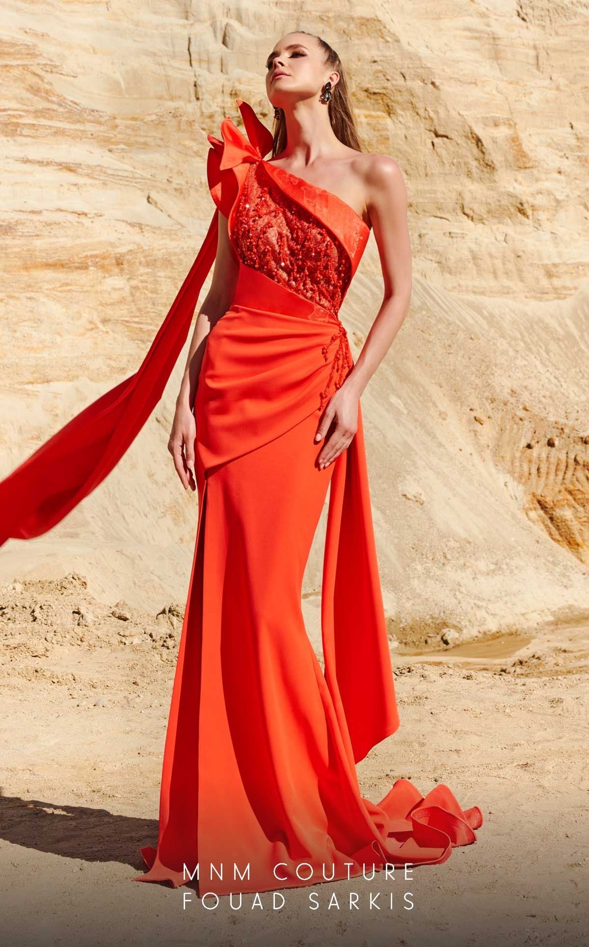 Fouad Sarkis 2772 Couture Evening Gown