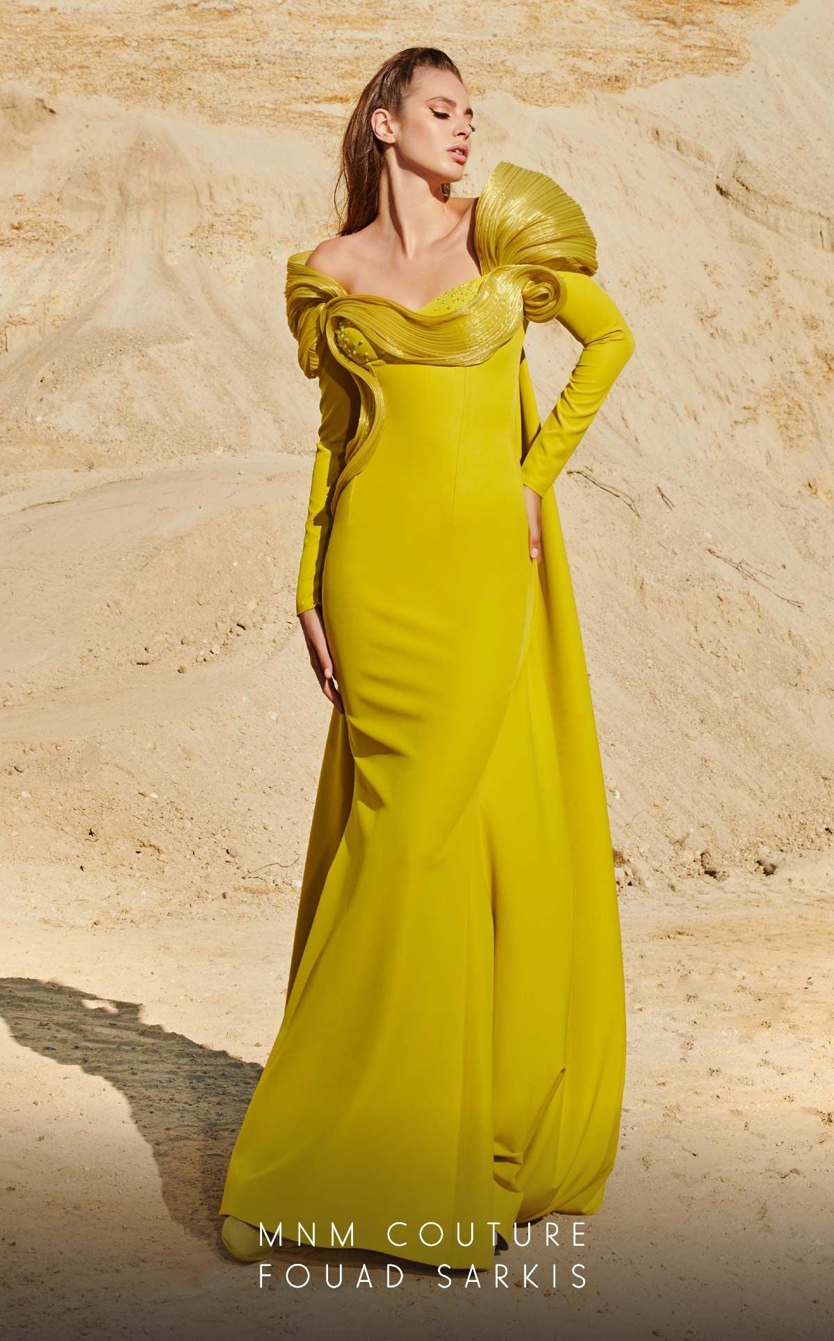 Fouad Sarkis 2773 Couture Evening Gown