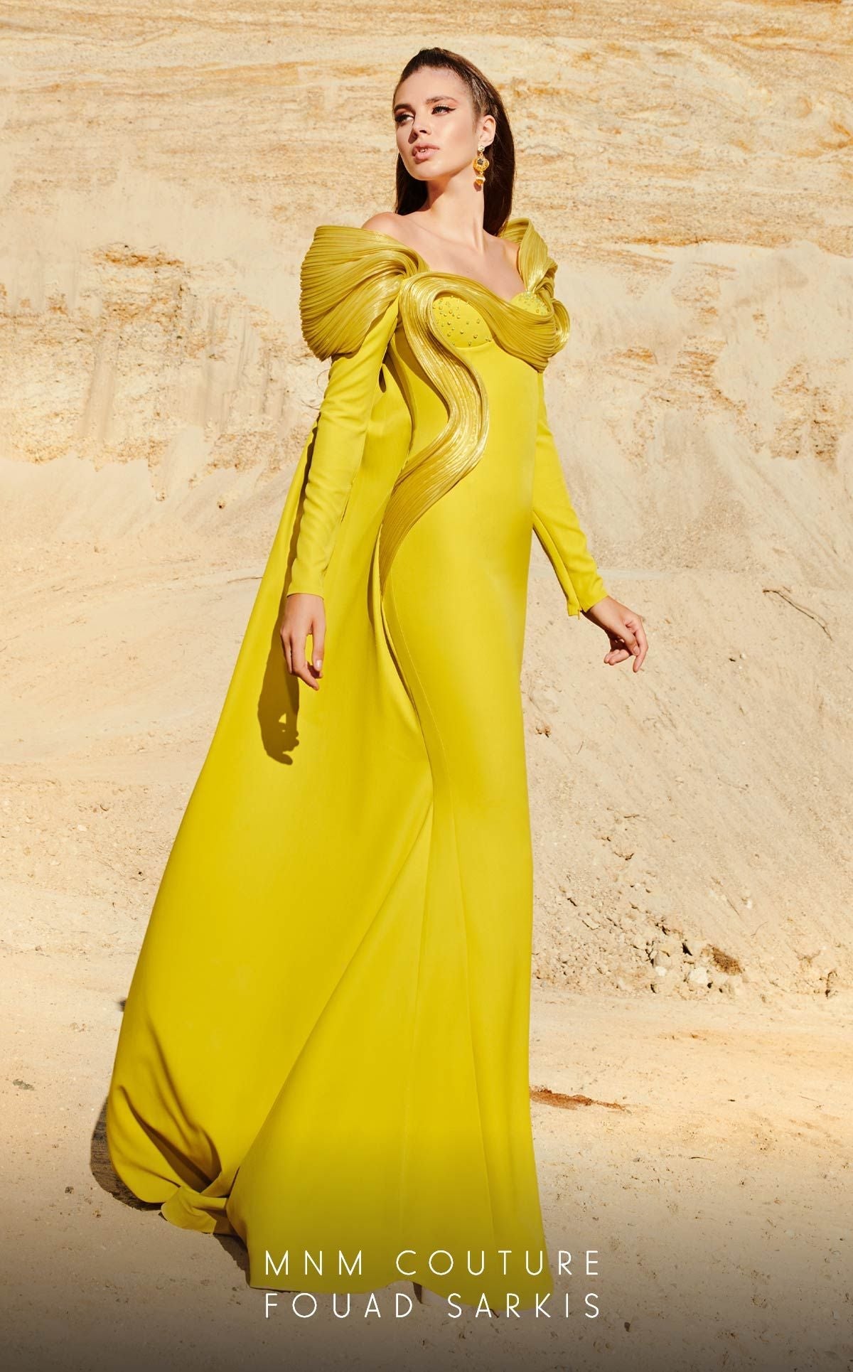 Fouad Sarkis 2773 Couture Evening Gown