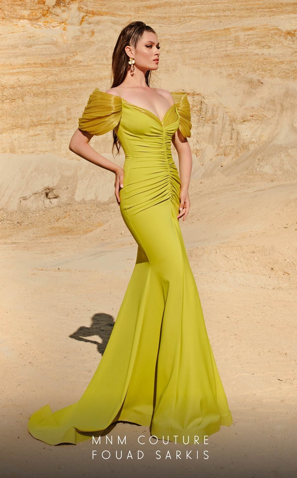 Fouad Sarkis 2774 Couture Evening Gown