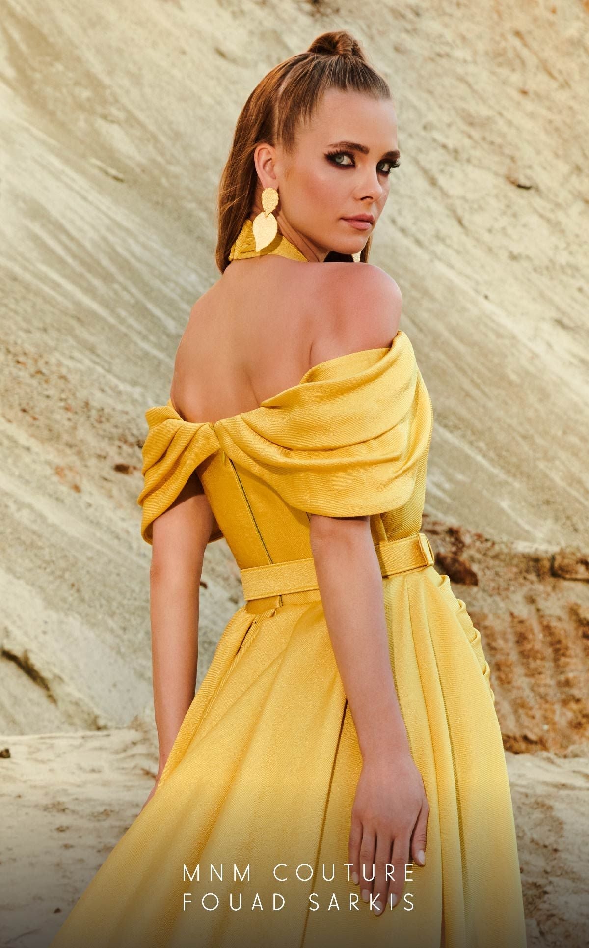 Fouad Sarkis 2776 Couture Evening Gown