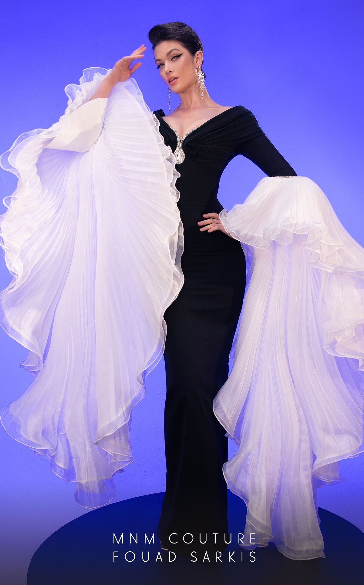 Fouad Sarkis 2781A Couture Evening Gown