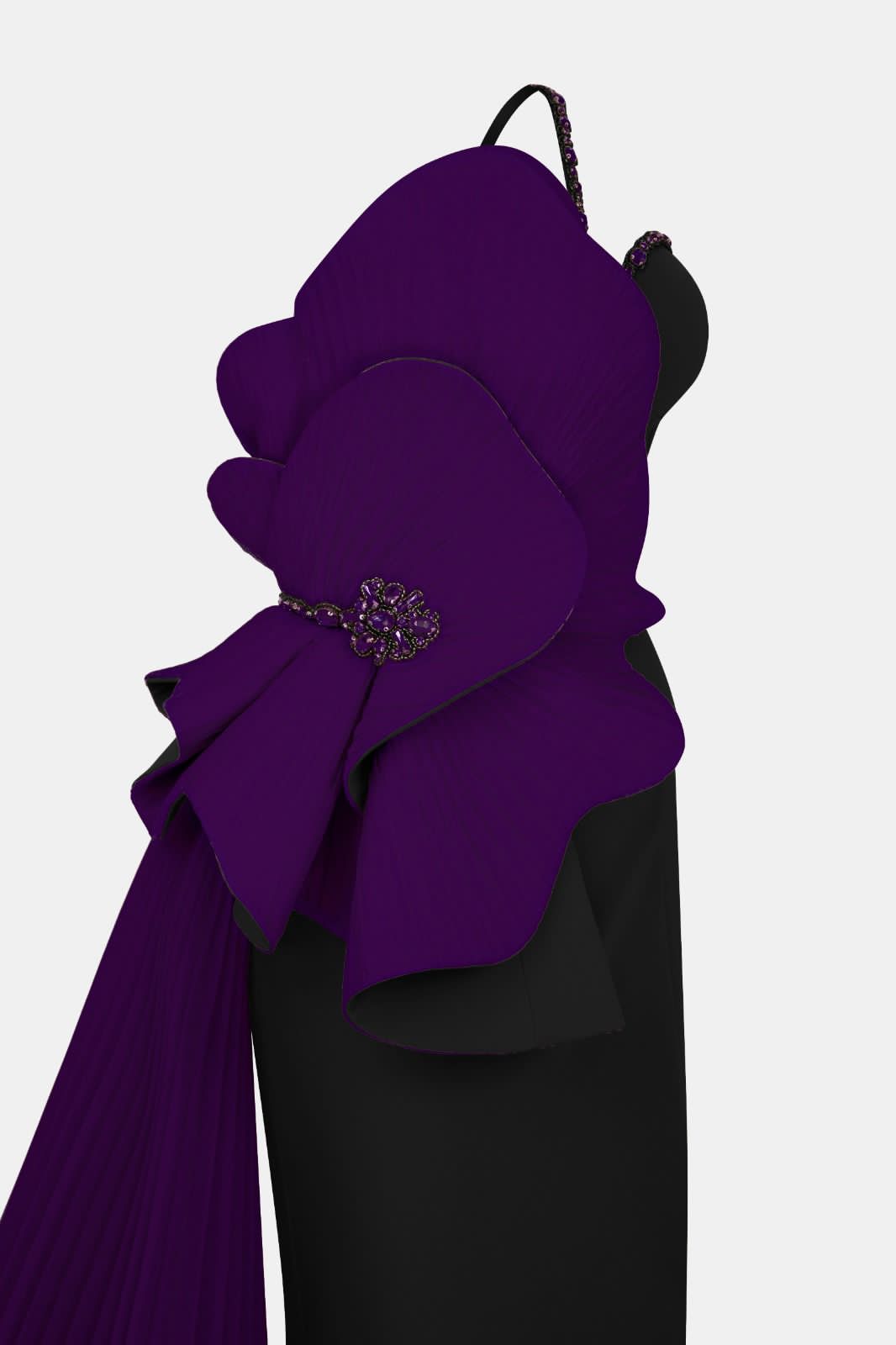 Fouad Sarkis 2796 Couture Evening Gown