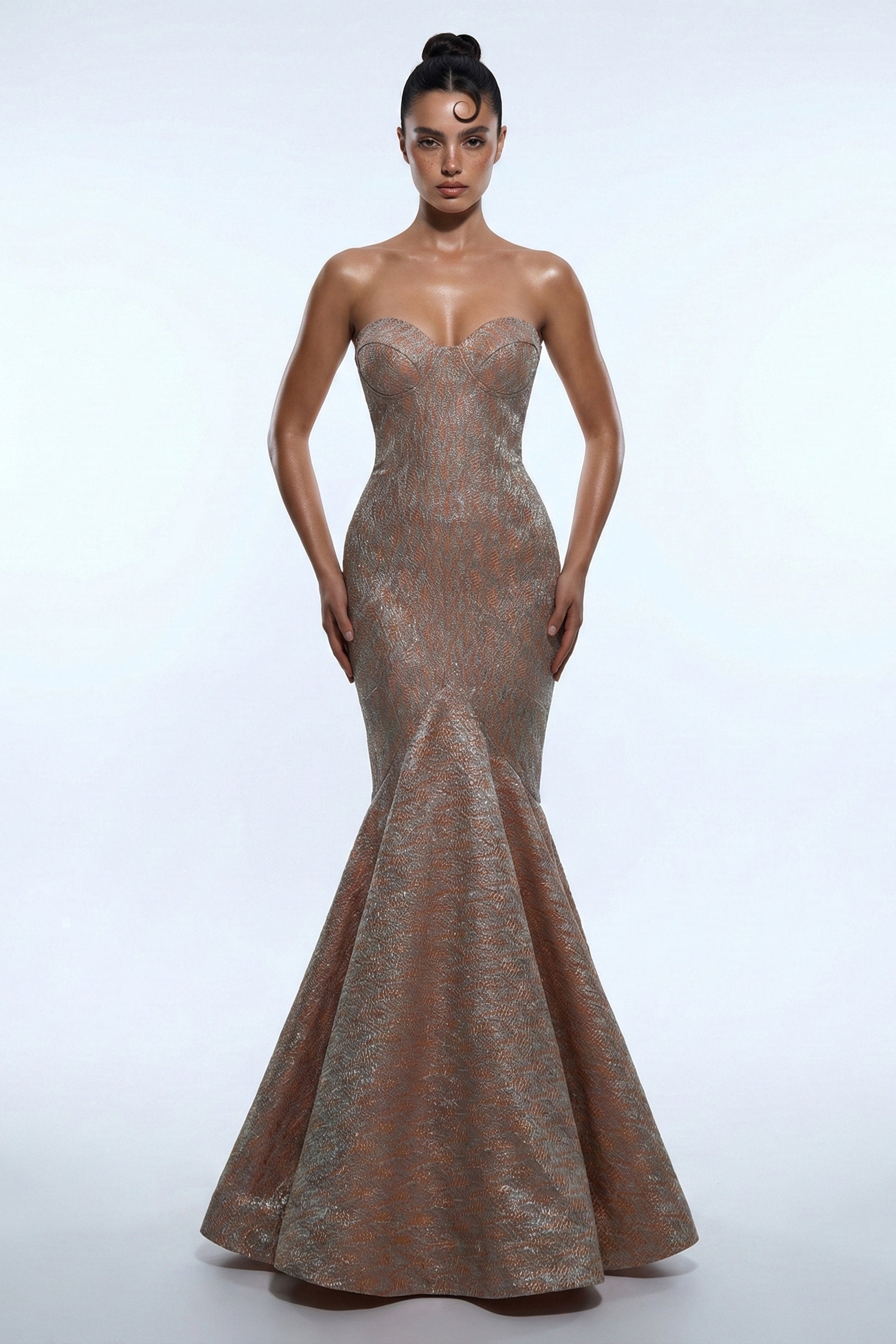 Fouad Sarkis F02049A Couture Evening Gown