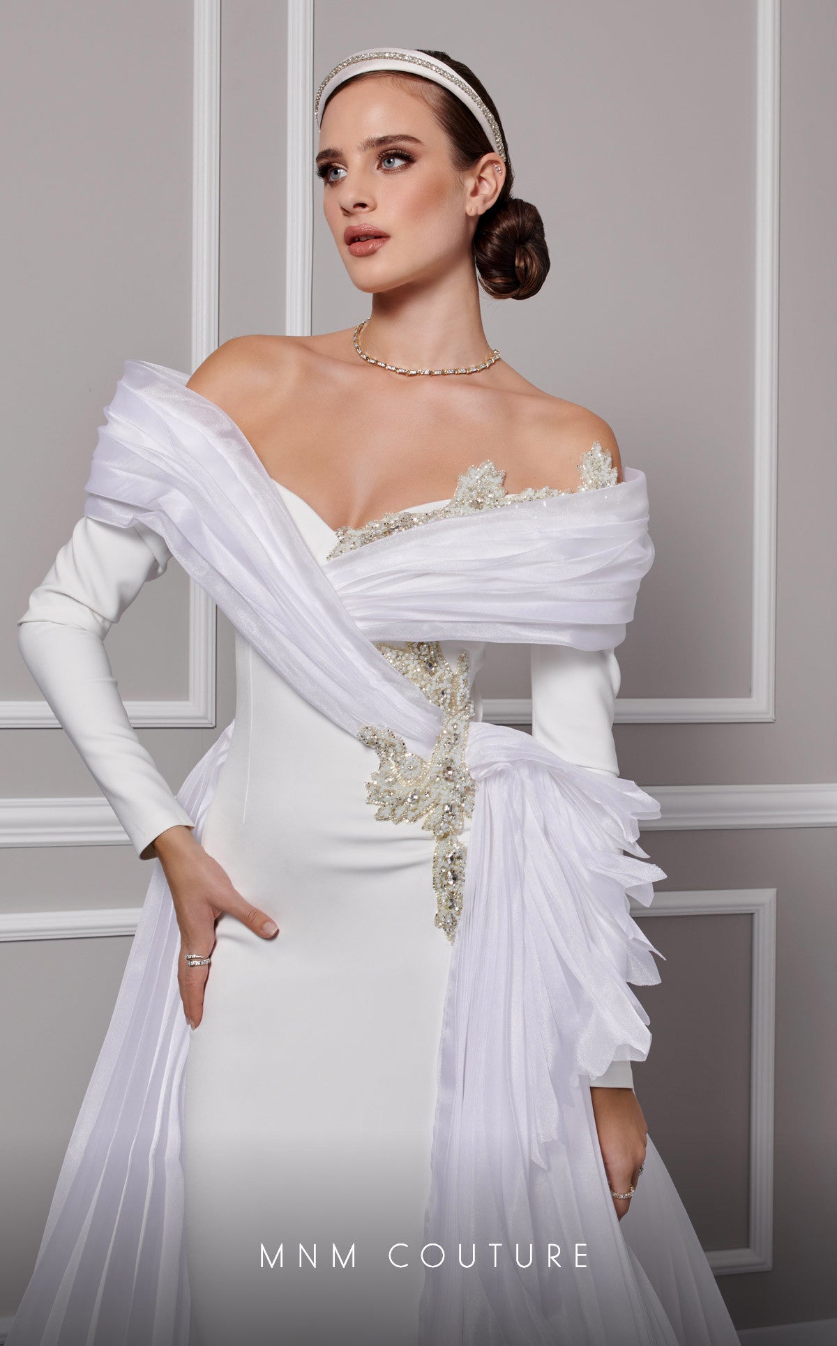 Fouad Sarkis F02800 Couture Evening Gown