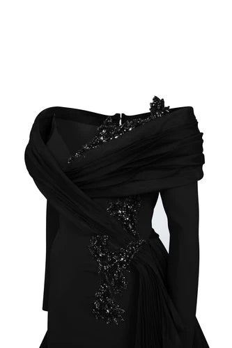 Fouad Sarkis F02800 Couture Evening Gown