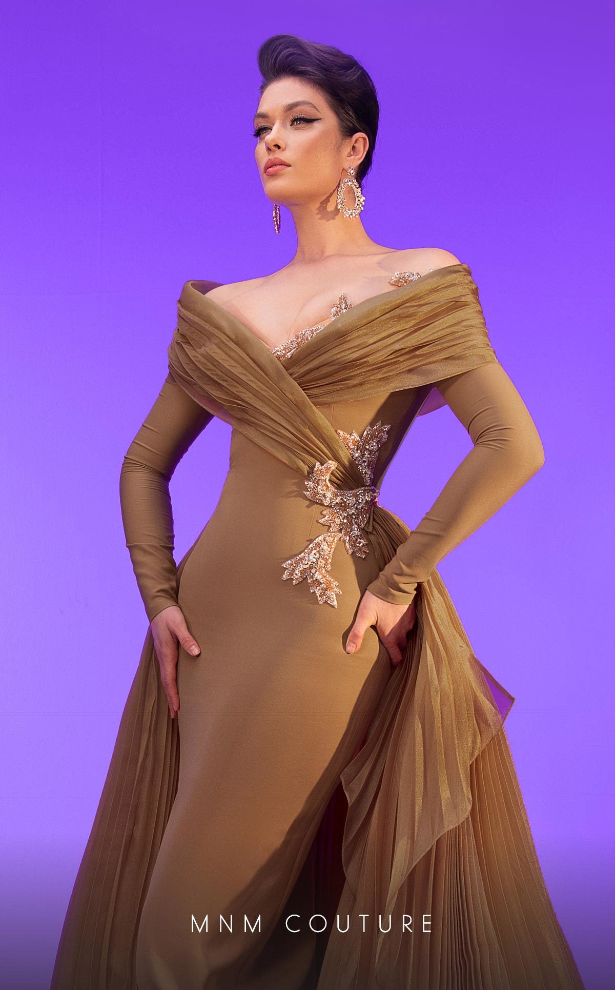 Fouad Sarkis F02800 Couture Evening Gown