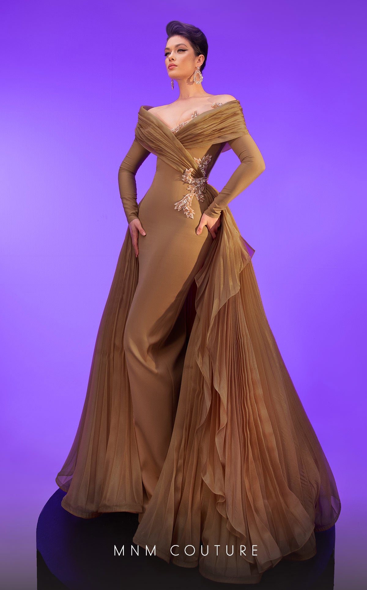 Fouad Sarkis F02800 Couture Evening Gown