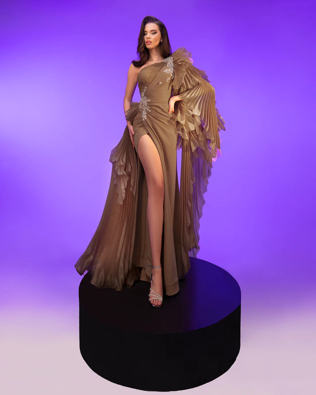 Fouad Sarkis F02801 Couture Evening Gown