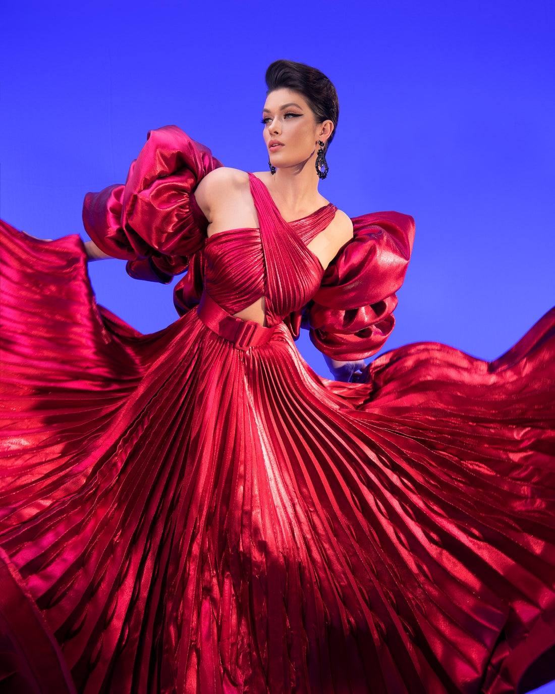 Fouad Sarkis F02808 Couture Evening Gown