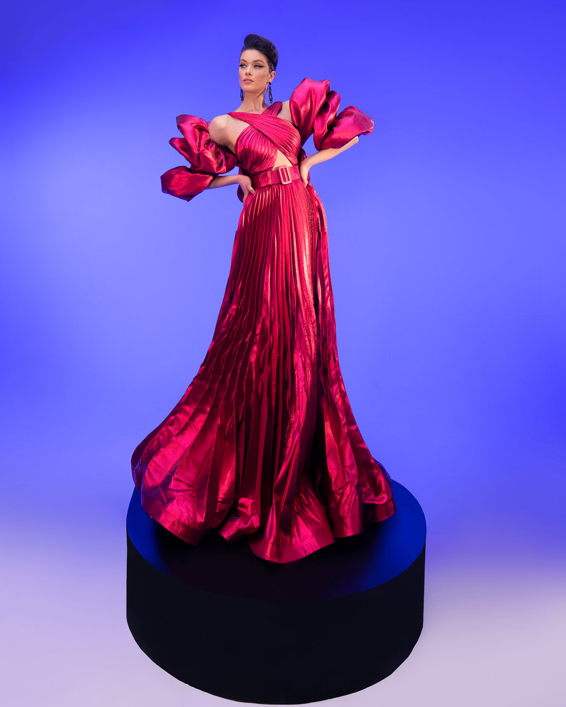 Fouad Sarkis F02808 Couture Evening Gown