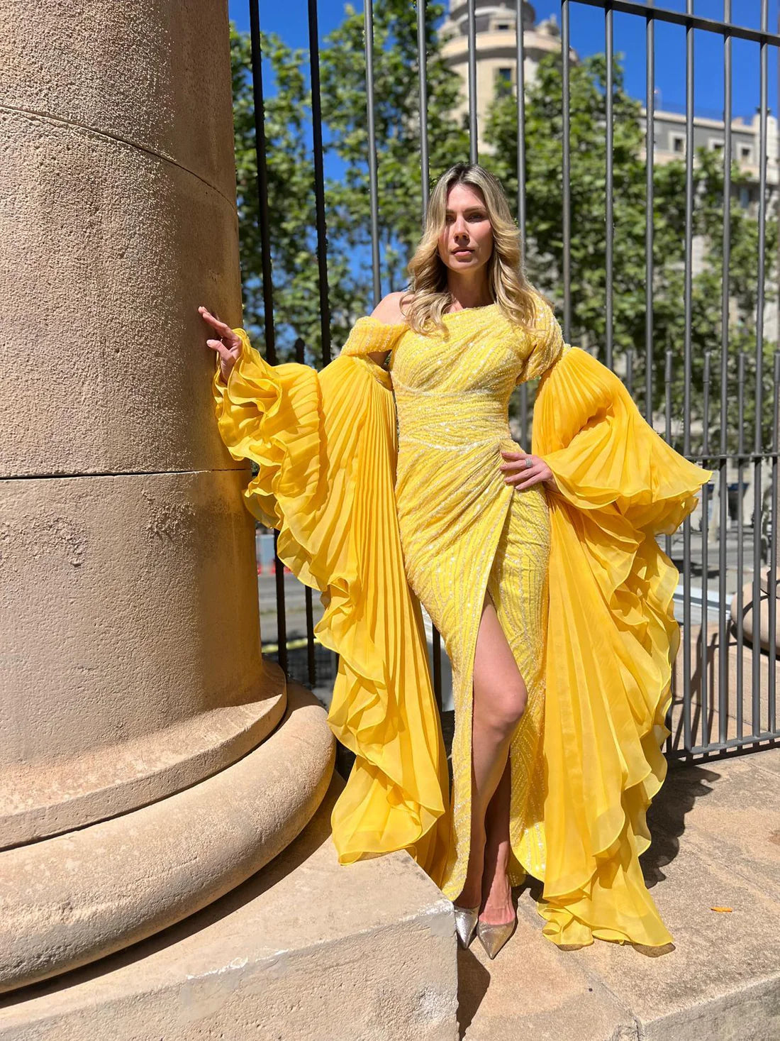 Fouad Sarkis F02816A Couture Evening Gown