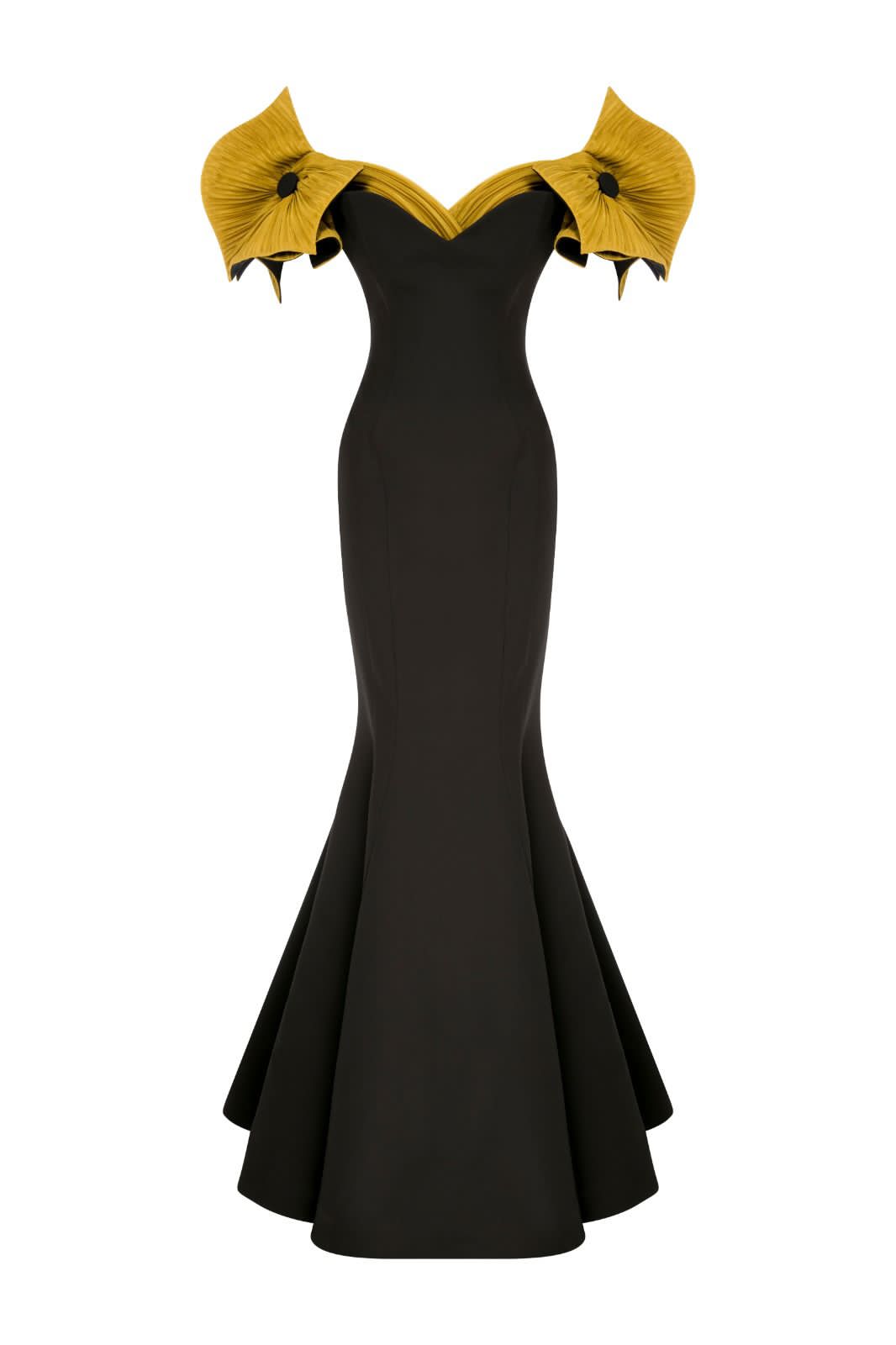 Fouad Sarkis F02820 Couture Evening Gown