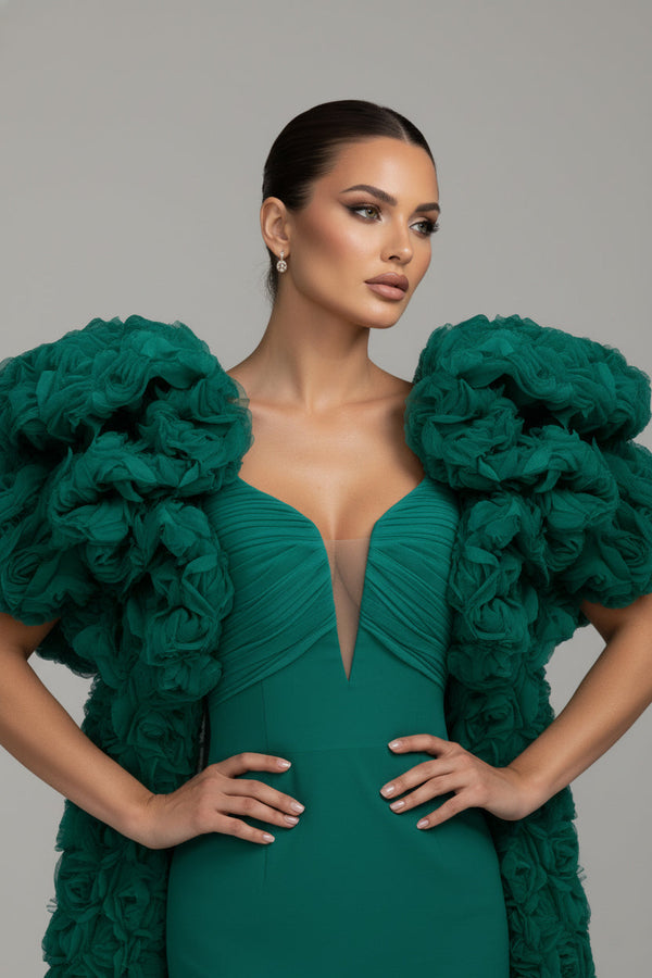 Fouad Sarkis F02821 Couture Evening Gown