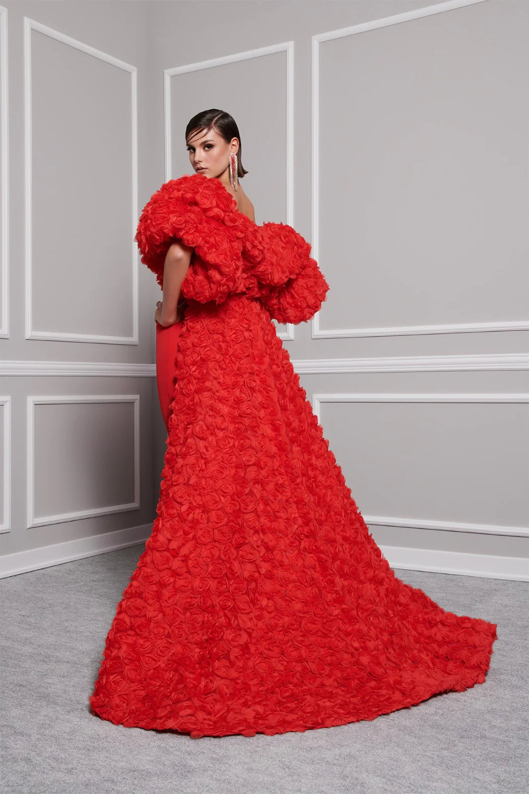 Fouad Sarkis F02821 Couture Evening Gown