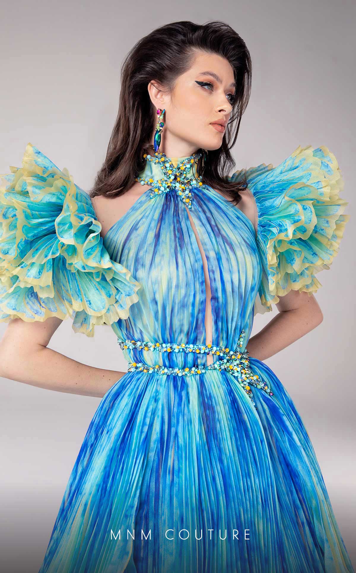 Fouad Sarkis F02822 Couture Evening Gown