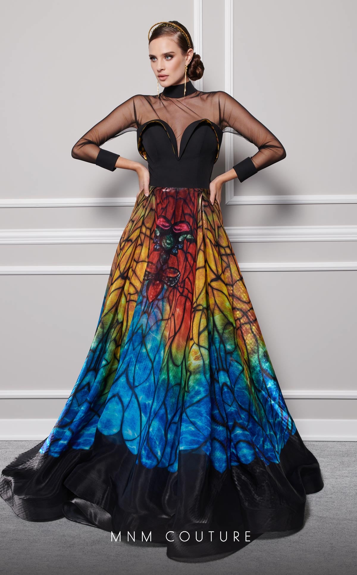 Fouad Sarkis F02825 Couture Evening Gown