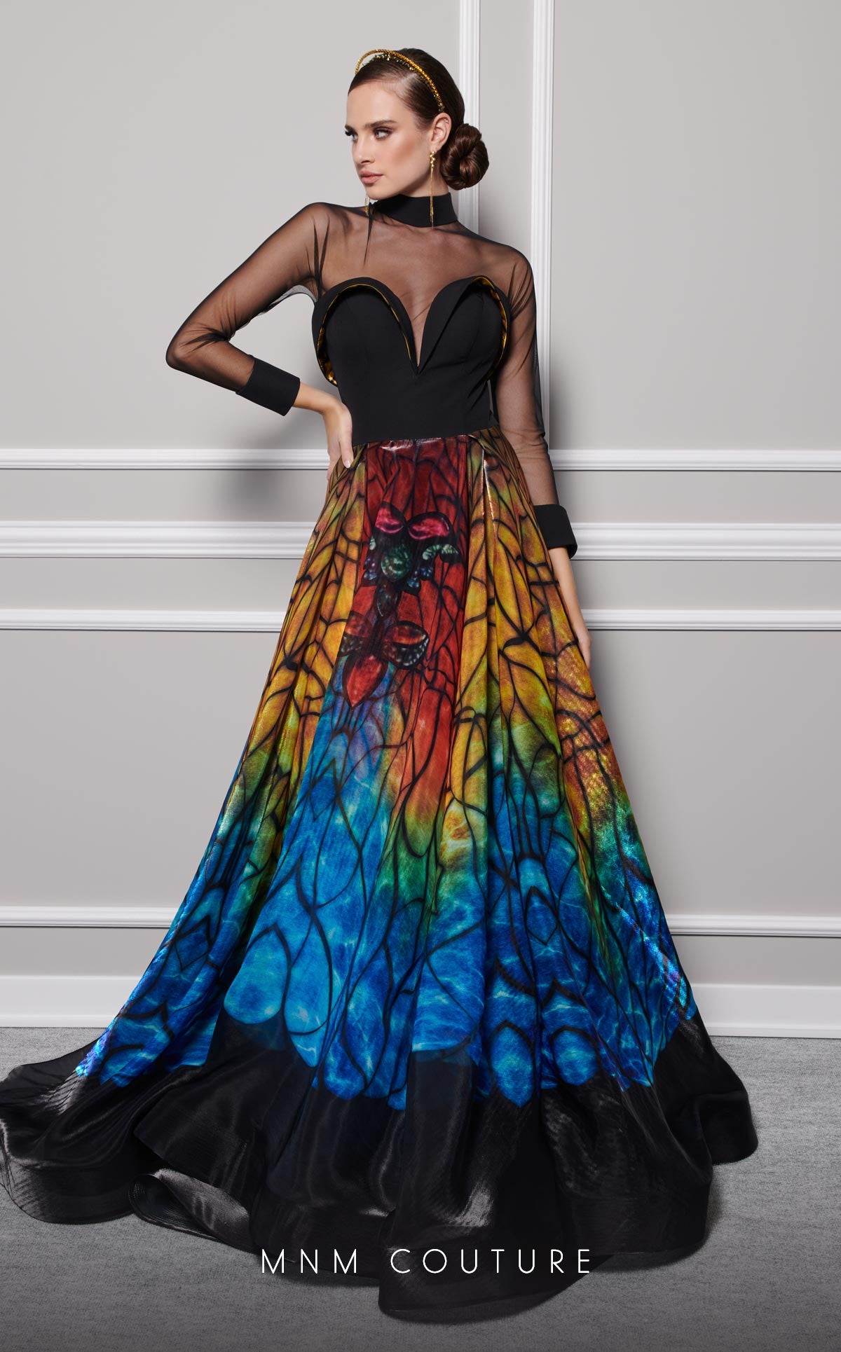 Fouad Sarkis F02825 Couture Evening Gown