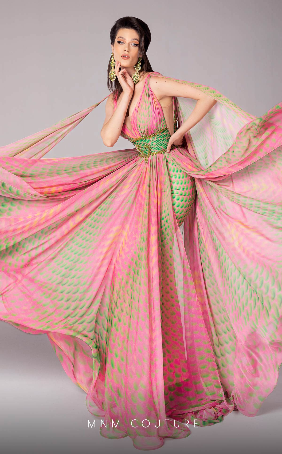 Fouad Sarkis F02828 Couture Evening Gown