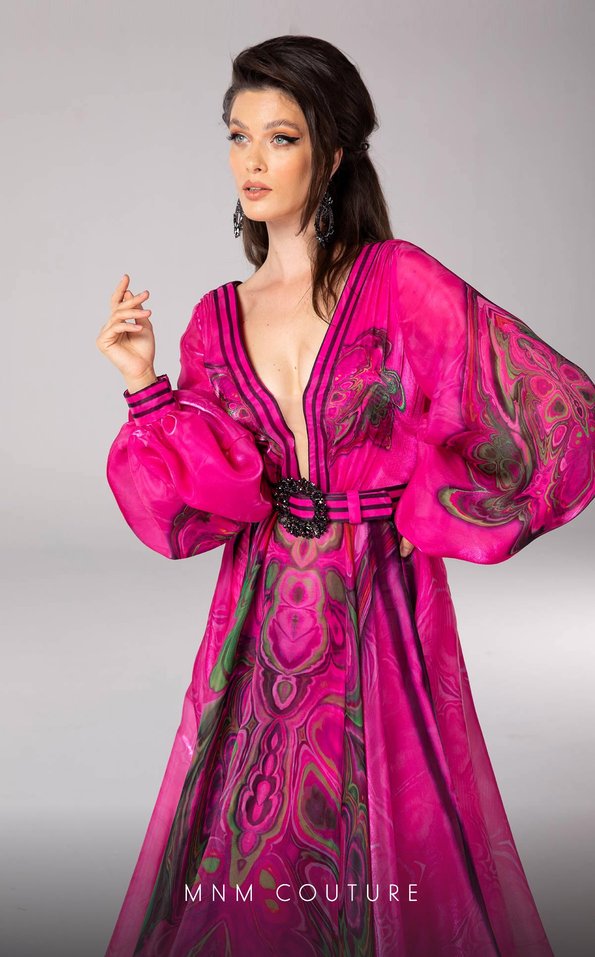 Fouad Sarkis F02839 Couture Evening Gown