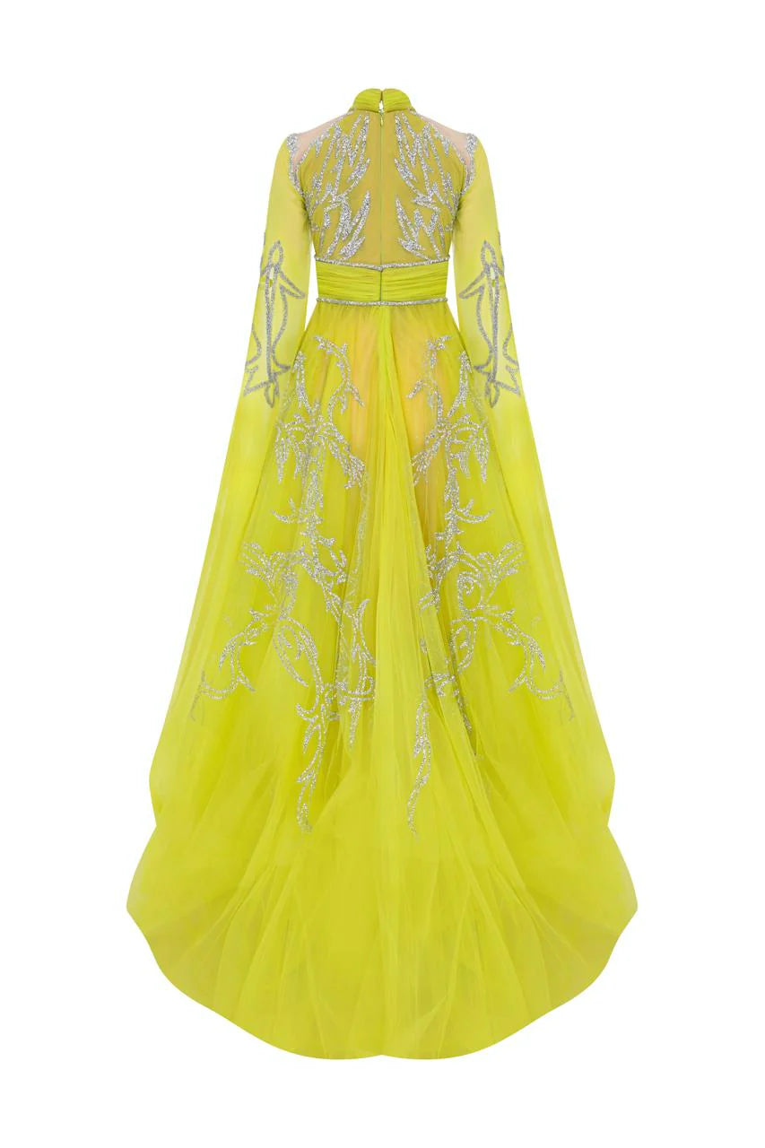 Fouad Sarkis F02844 Couture Evening Gown