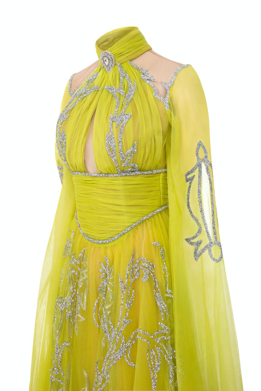 Fouad Sarkis F02844 Couture Evening Gown