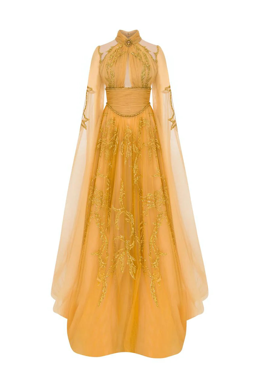 Fouad Sarkis F02844 Couture Evening Gown