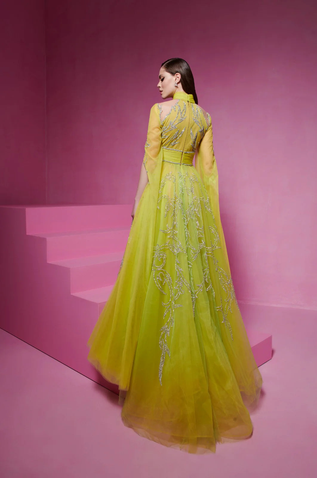 Fouad Sarkis F02844 Couture Evening Gown